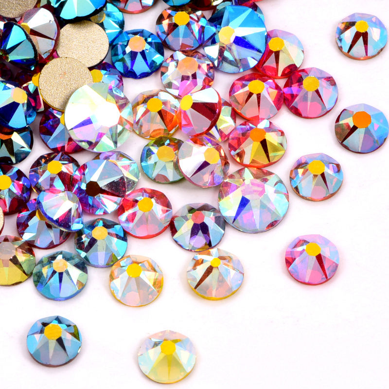 2088 Piezas Cristal Diamante de imitación Hotfix Rhinestones