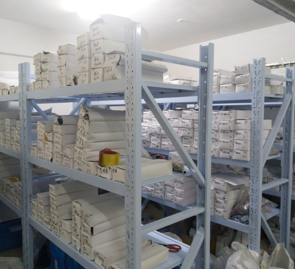 Rhinestone warehouse stock with multiple colors and sizes
